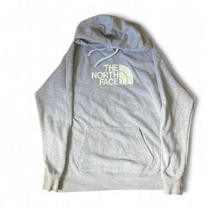 The North Face Women's Light Gray Hoodie SZ L Hiking Campcore Outdoors